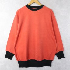 画像2: 50〜60's "LASALLE LIONS" プリントレーヨンスウェット (2)