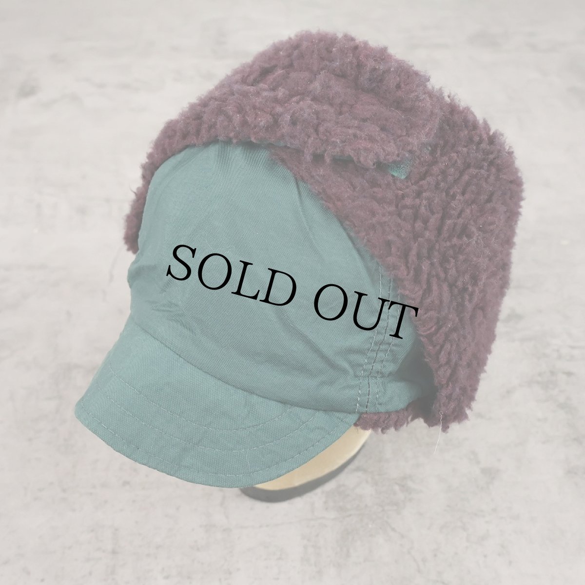 画像1: 90's Columbia USA製 ボアライナー フライトキャップ L/XL (1)