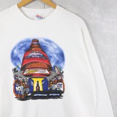 画像1: 90's Miller USA製 ビールメーカー プリントスウェット XL (1)