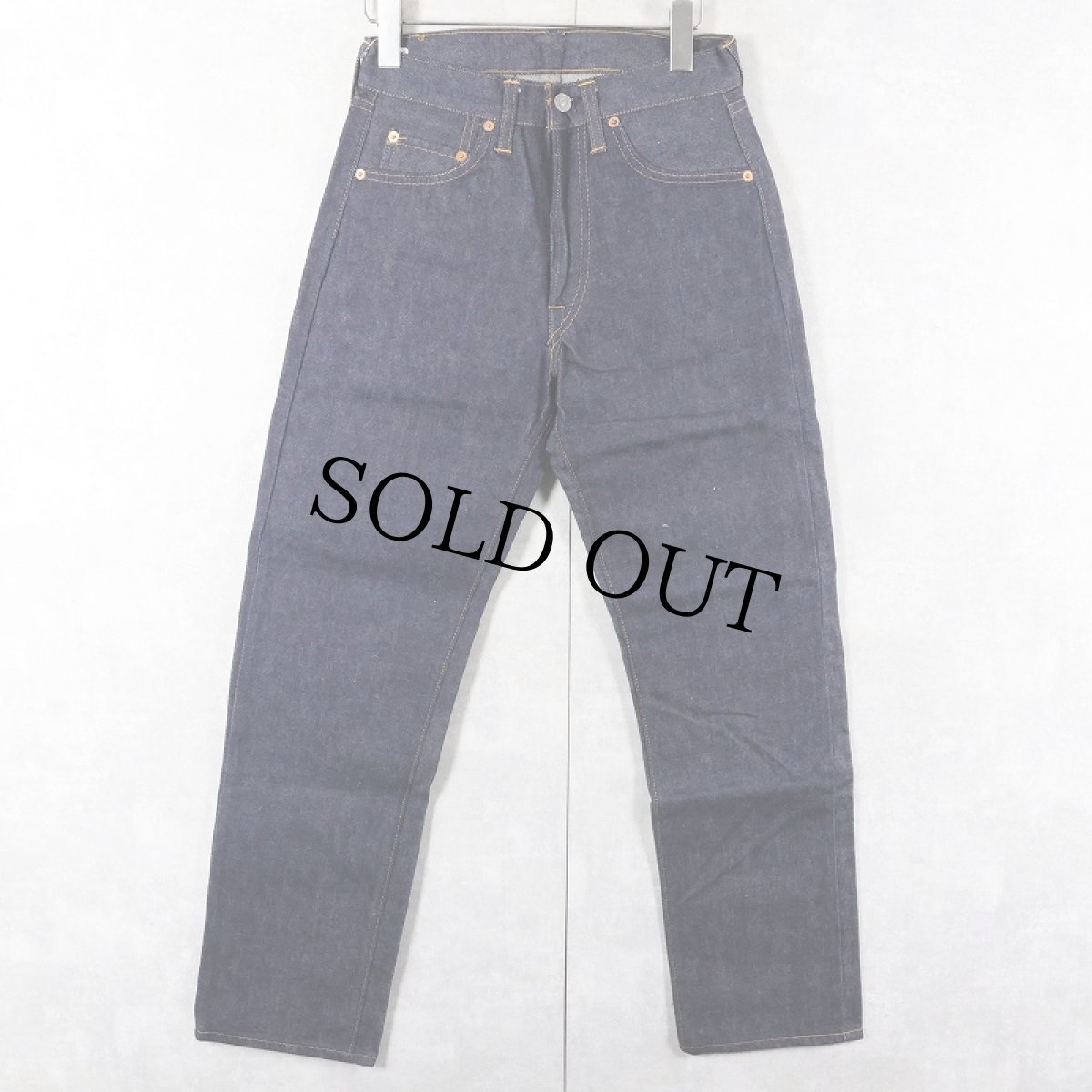 画像2: 60's LEVI'S 501 BIGE USA製 デニムパンツ DEADSTOCK W25 (2)