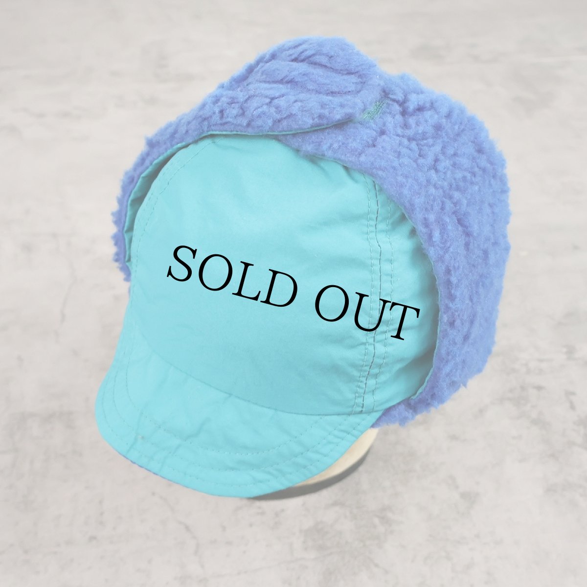 画像1: 90's Columbia USA製 ボアライナー フライトキャップ L/XL (1)