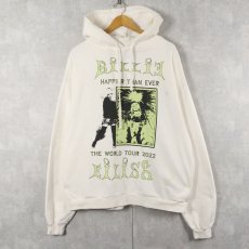 画像1: Billie Eilish "HAPPIER THAN EVER" ミュージシャンツアースウェットフーディー M (1)