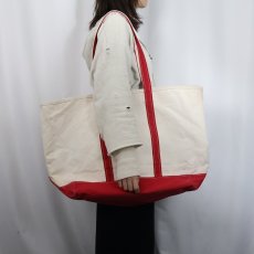 画像2: 90's L.L.Bean USA製 "BOAT AND TOTE" キャンバストートバッグ XLARGE (2)