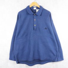 画像1: 90's NIKE ACG ロゴ刺繍 フリースプルオーバーシャツ L (1)