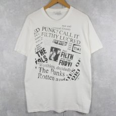 画像1: Sex Pistols パンクロックバンドTシャツ L (1)