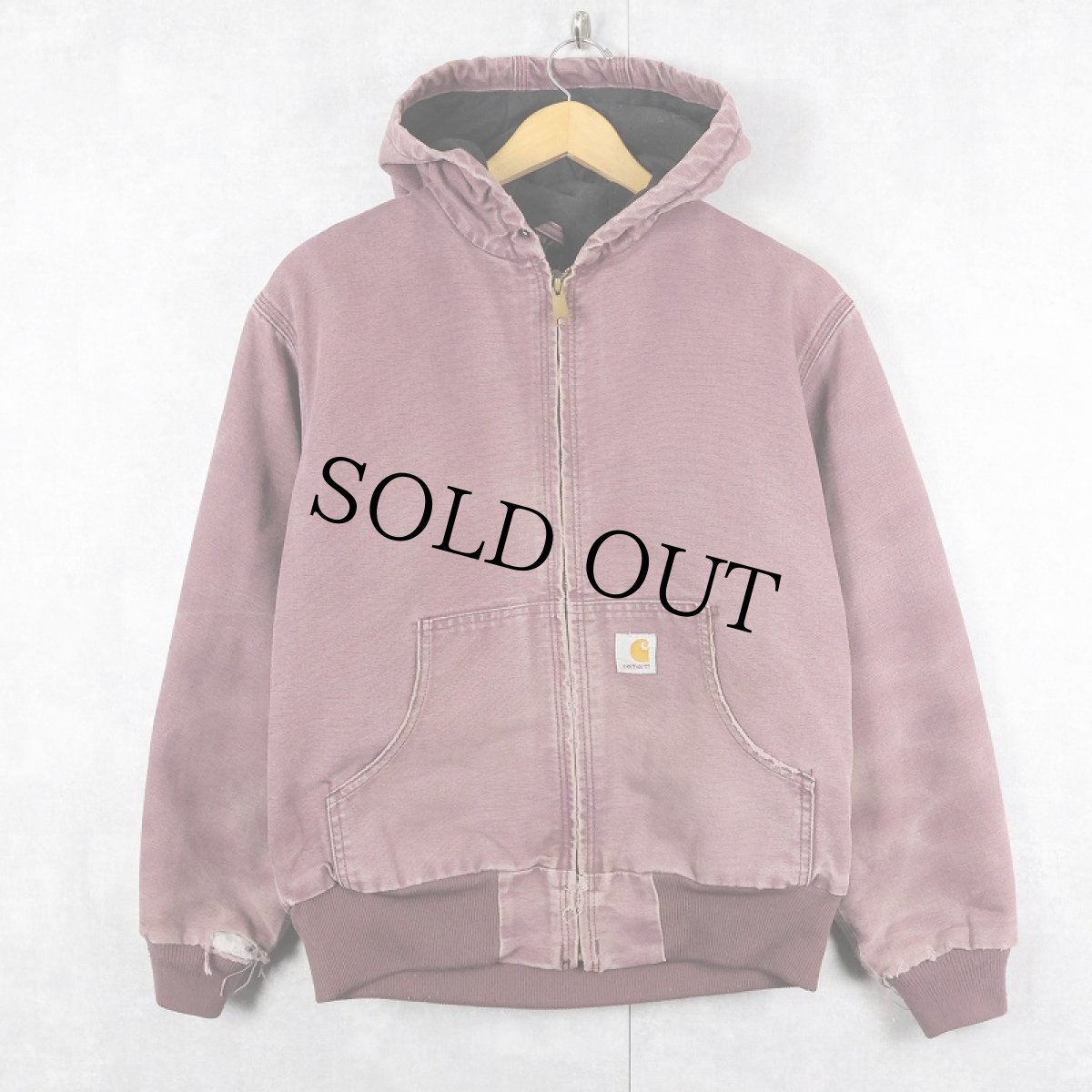 画像1: 2000's Carhartt ダックアクティブパーカー S (1)