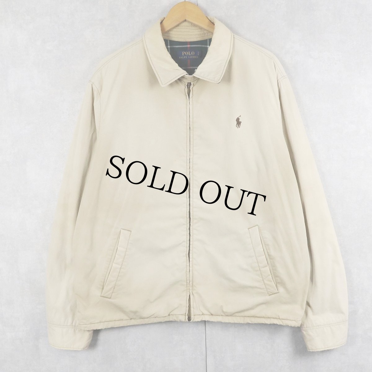 画像1: POLO Ralph Lauren チンスト付き コットンスイングトップ L (1)