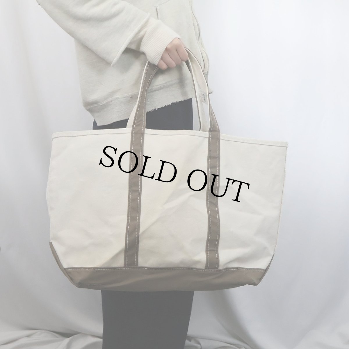 画像2: 90's L.L.Bean USA製 "BOAT AND TOTE" キャンバストートバッグ LARGE (2)