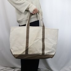 画像2: 90's L.L.Bean USA製 "BOAT AND TOTE" キャンバストートバッグ LARGE (2)