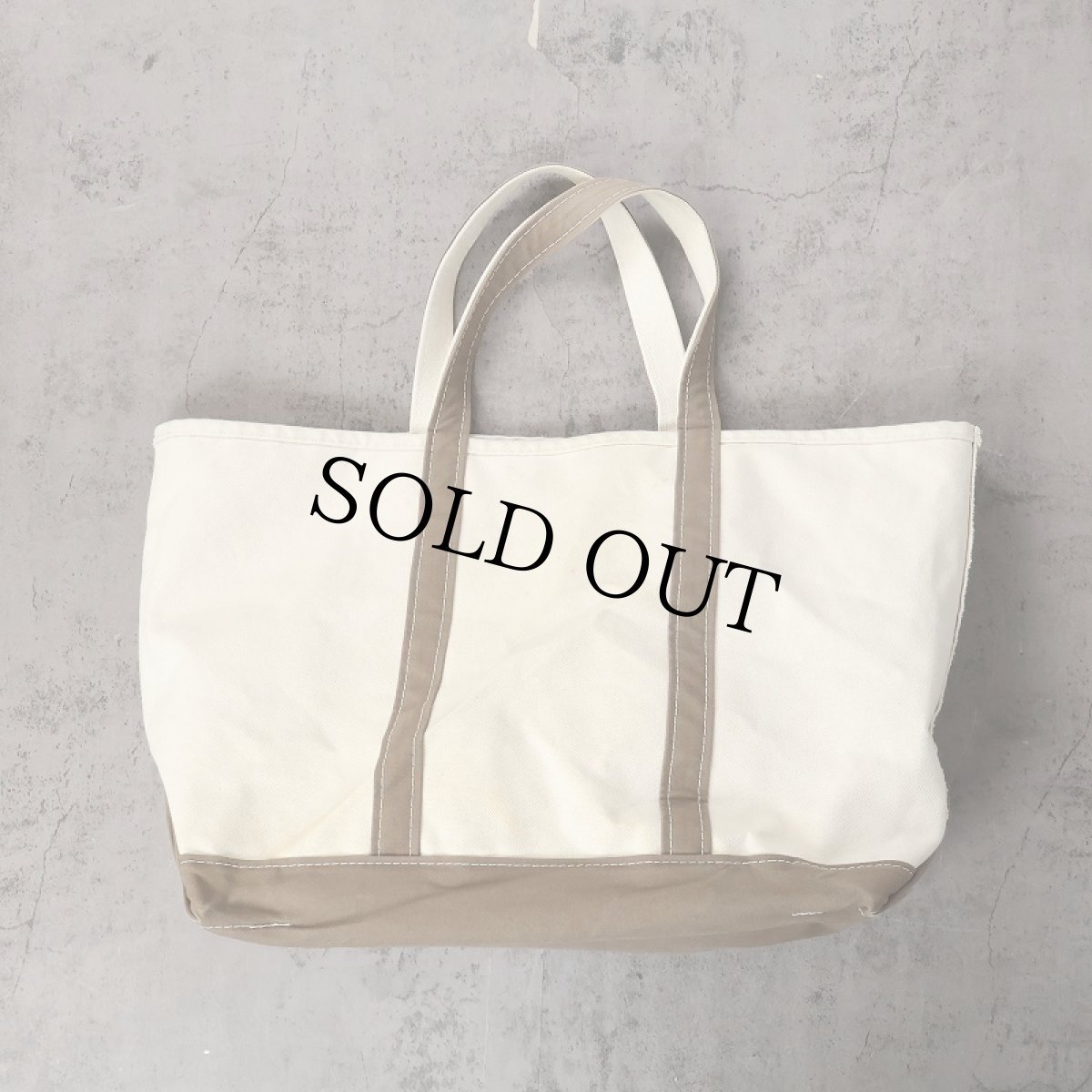 画像1: 90's L.L.Bean USA製 "BOAT AND TOTE" キャンバストートバッグ LARGE (1)