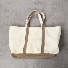 画像1: 90's L.L.Bean USA製 "BOAT AND TOTE" キャンバストートバッグ LARGE (1)