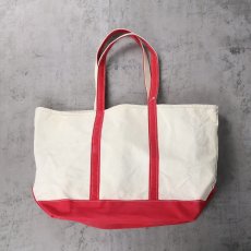 画像1: 90's L.L.Bean USA製 "BOAT AND TOTE" キャンバストートバッグ XLARGE (1)