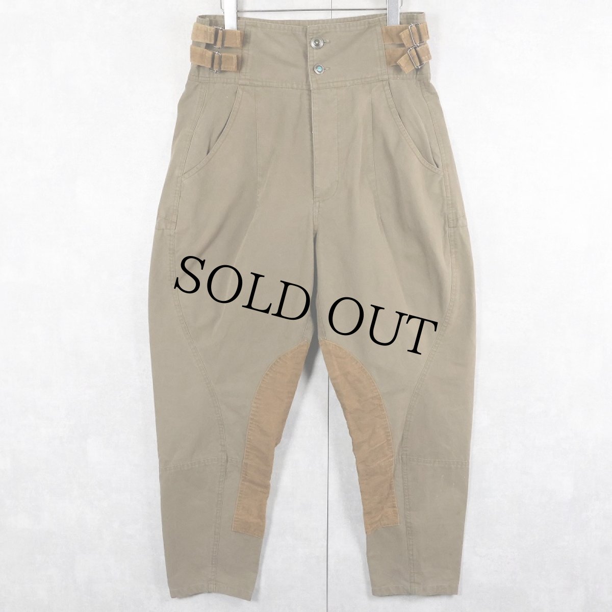 画像1: BIK BOK SPAIN製 切り替えデザイン コットンジョッパーズパンツ W25-33 (1)