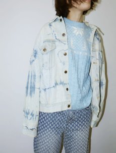 画像2: 70's Wrangler USA製 ブリーチ加工 デニムジャケット SIZE44 (2)