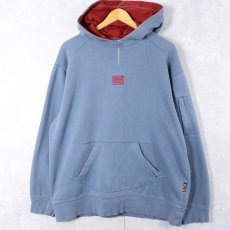 画像1: NIKE レブロン・ジェームズ 刺繍入り スウェットフーディー S (1)