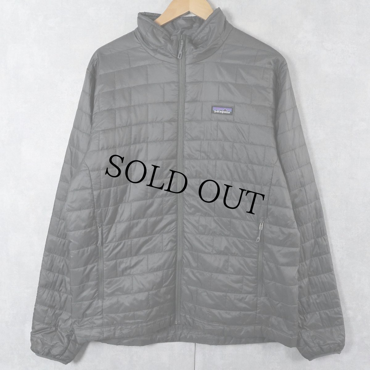 画像1: 2019FA Patagonia ナノパフジャケット GRAY L (1)