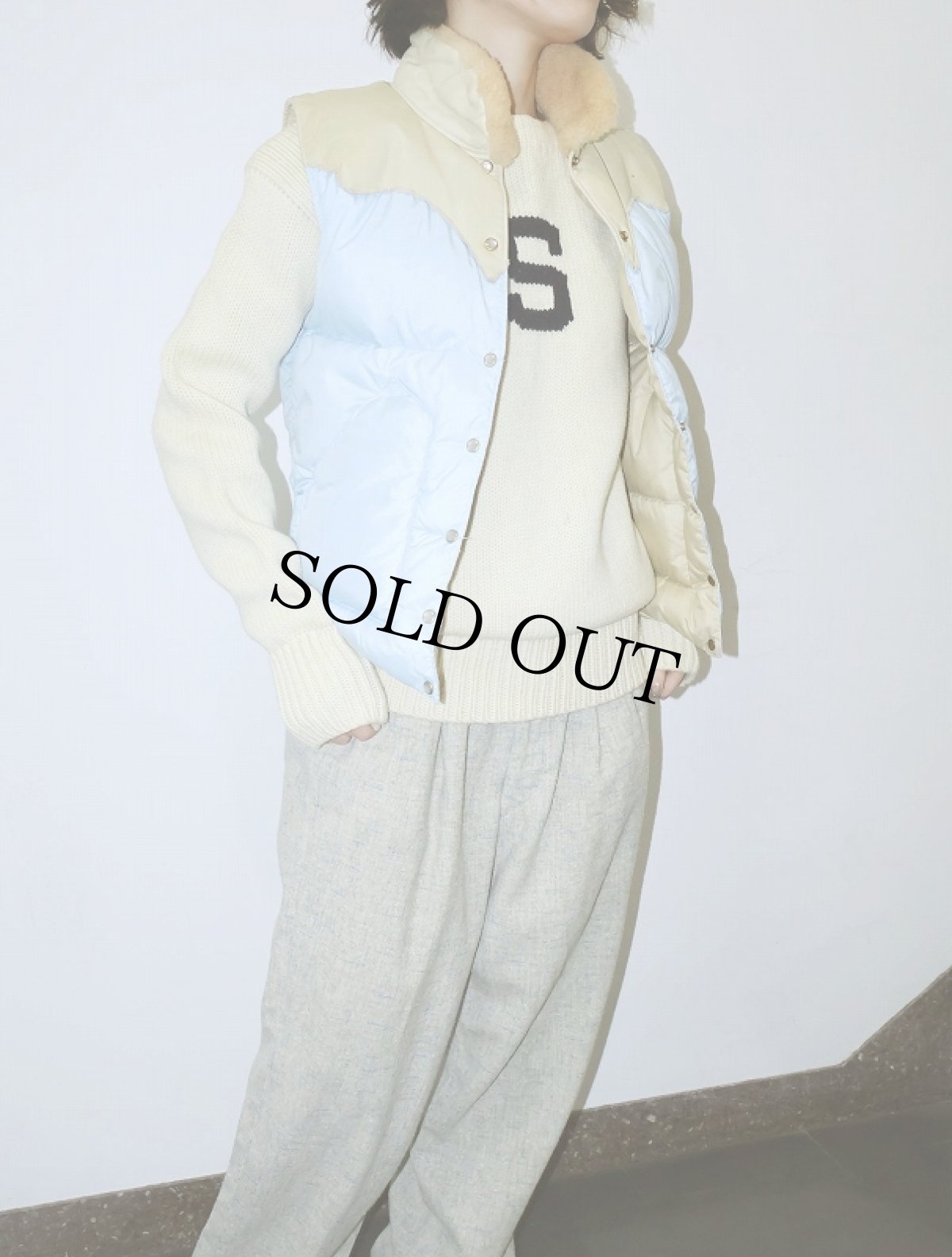 画像1: 70's Rocky Mountain Featherbed ウエスタンダウンベスト  (1)