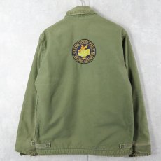 画像2: 60〜70's U.S.NAVY A-2 初期型 "U.S. Naval Reserve Forces" パッチ付き デッキジャケット MEDIUM (2)