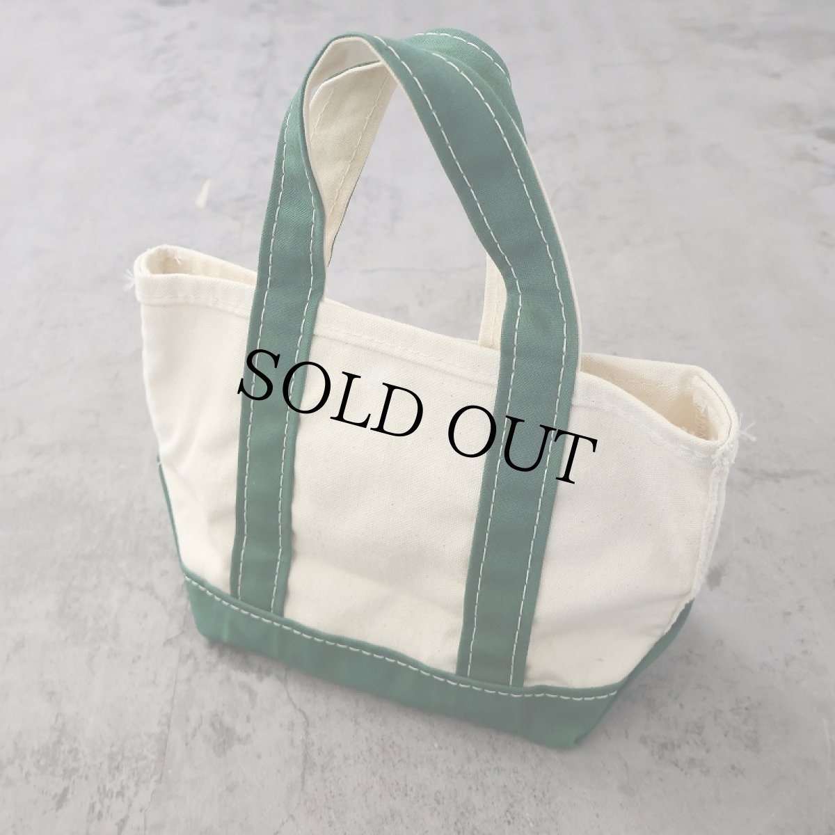 画像1: L.L.Bean USA製 キャンバストートバッグ MINI (1)