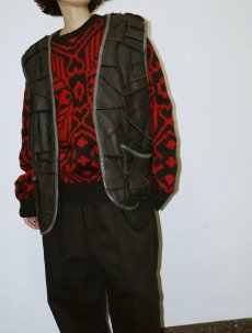 画像2: 90's〜 Ralph Lauren "HAND KNIT" ネイティブ柄 ウール ハンドニットセーター  (2)