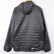 画像2: 2019SP Patagonia ナノパフフーディー BLACK L (2)
