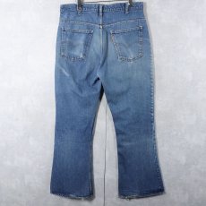 画像2: 80's Levi's 646 オレンジタブ ベルボトムデニムパンツ W35 (2)