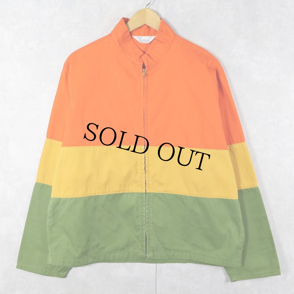 画像1: 60's Sears Sportswear コットンビーチジャケット L (1)