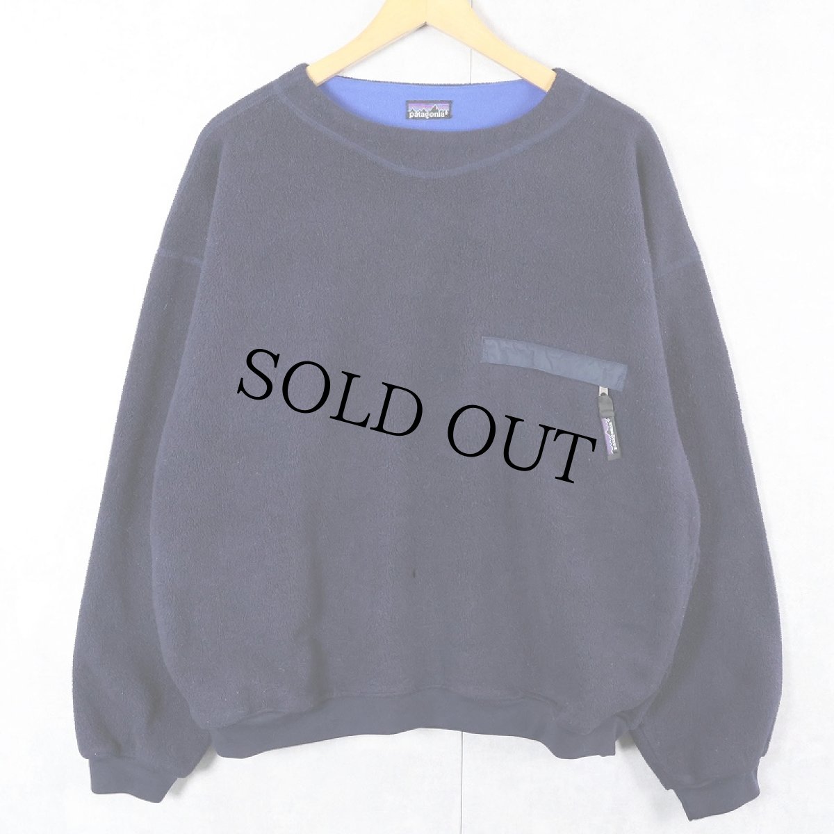 画像1: 90's Patagonia USA製 シンチラフリースプルオーバー L (1)