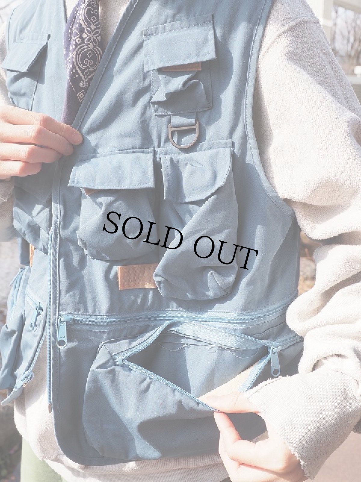 画像3: 80's Columbia フィッシングベスト XL (3)