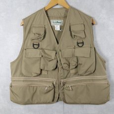 画像1: 80〜90's L.L.Bean フィッシングベスト M (1)