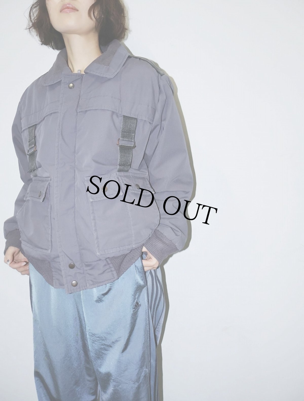 画像1: 80〜90's DEEP NORTH 中綿入りジップジャケット M (1)