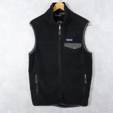 画像1: 2015AW Patagonia シンチラスナップTベスト BLACK M (1)