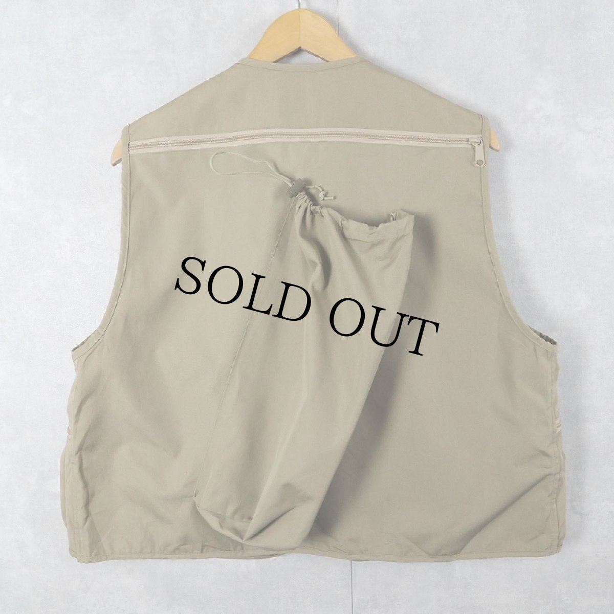 画像2: 80〜90's L.L.Bean フィッシングベスト M (2)