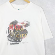 画像1: 90's MAD CITY サスペンス映画プリントTシャツ L (1)