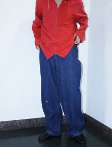 画像1: 60's〜 UNKNOWN デニムランチパンツ W39 (1)