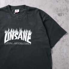 画像1: 90's UNSANE USA製 "TOTAL DESTRUCTION" ノイズロックバンド パロディプリントTシャツ BLACK XL (1)