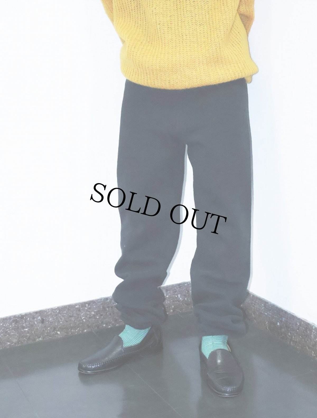 画像1: 80's RUSSELL ATHLETIC USA製 スウェットパンツ BLACK L (1)