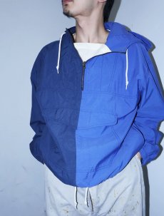 画像1: 90's GAP 2トーン ナイロンアノラックパーカー M (1)