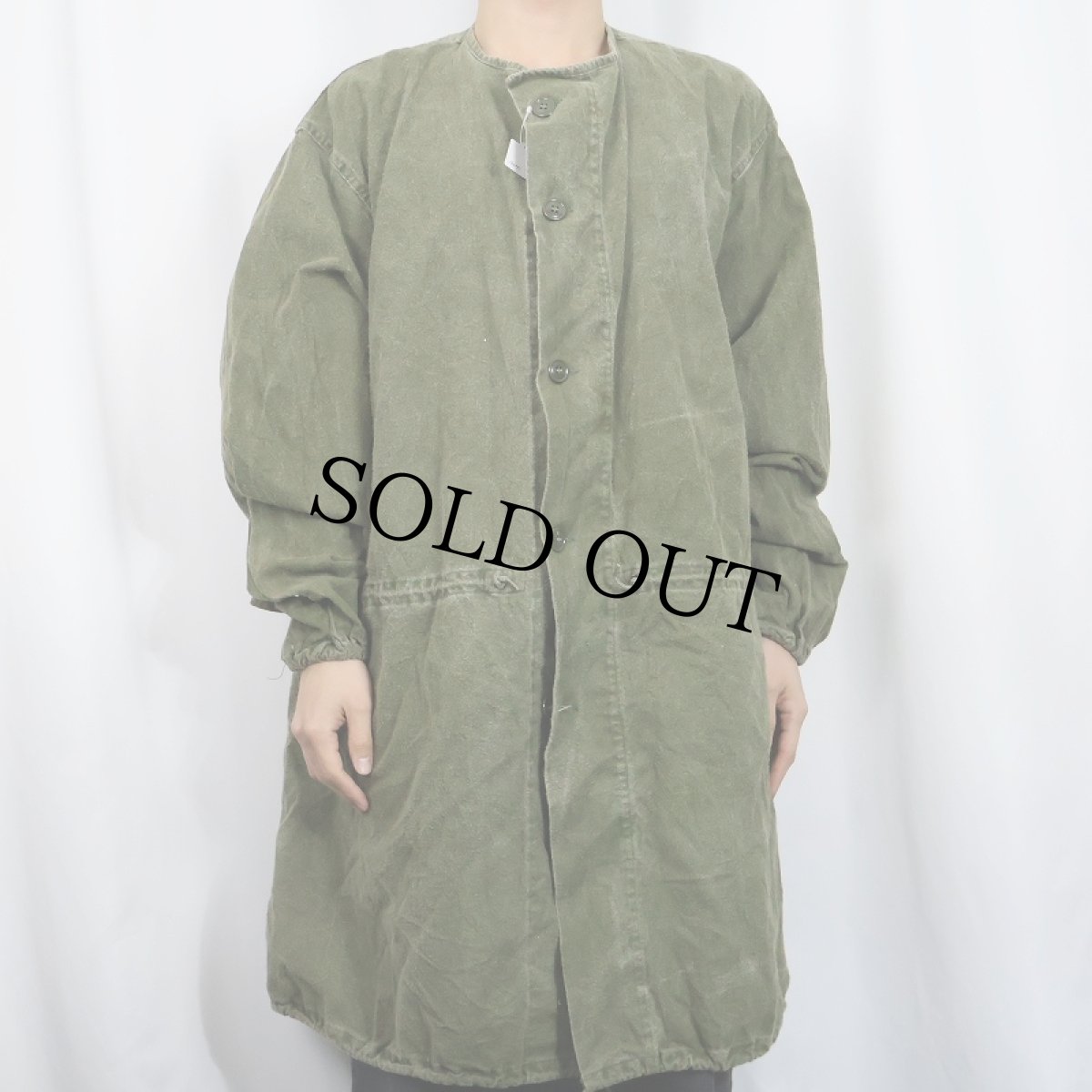 画像2: 60's U.S.ARMY ガスプロテクティブコート MEDIUM (2)