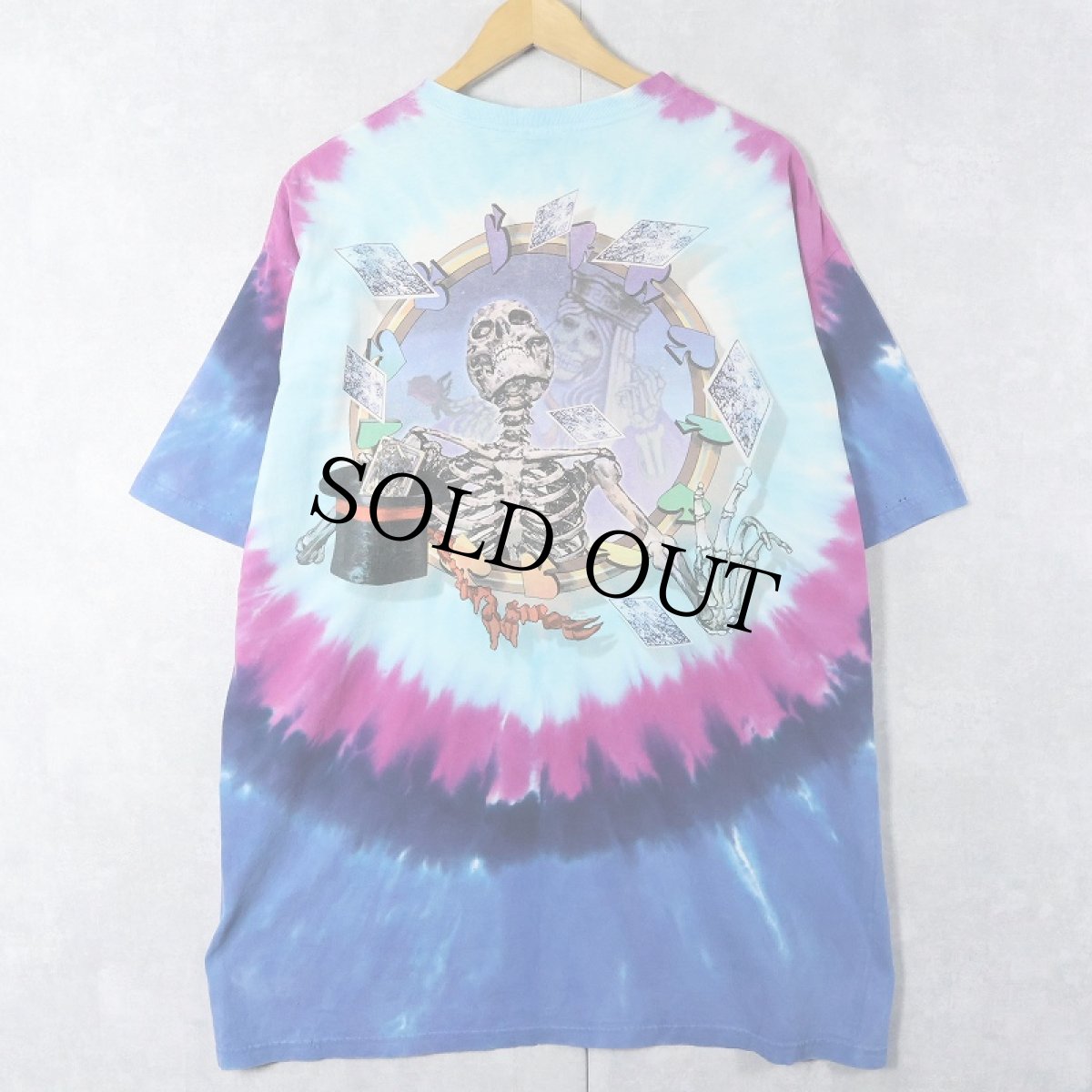画像2: 90's GRATEFUL DEAD タイダイ ロックバンドTシャツ (2)