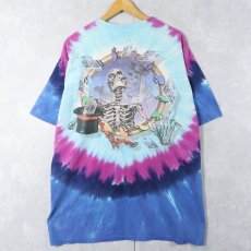 画像2: 90's GRATEFUL DEAD タイダイ ロックバンドTシャツ (2)