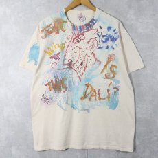 画像1: 90's Winston Haycock USA製 ハンドペイントTシャツ XL (1)