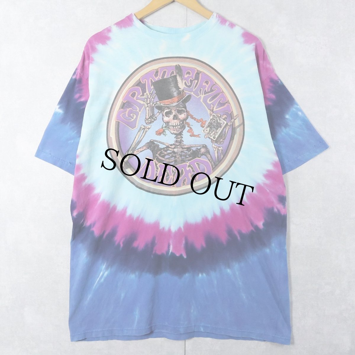 画像1: 90's GRATEFUL DEAD タイダイ ロックバンドTシャツ (1)