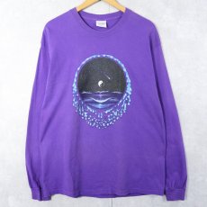 画像2: Drippy Face 陰陽 プリントロンT L (2)