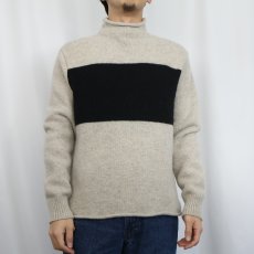 画像2: J.CREW ALWAYS ロールネック ウールニットセーター M (2)