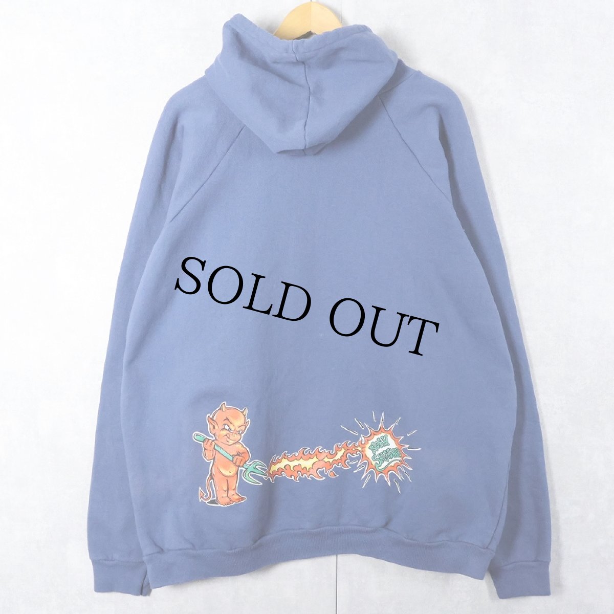 画像1: SMITH "NOAH SALASNEK" デビルプリント スウェットフーディー XL (1)