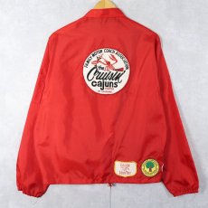 画像2: 70〜80's Swingster ワッペン＆バッジ付き ナイロンレーシングジャケット M (2)