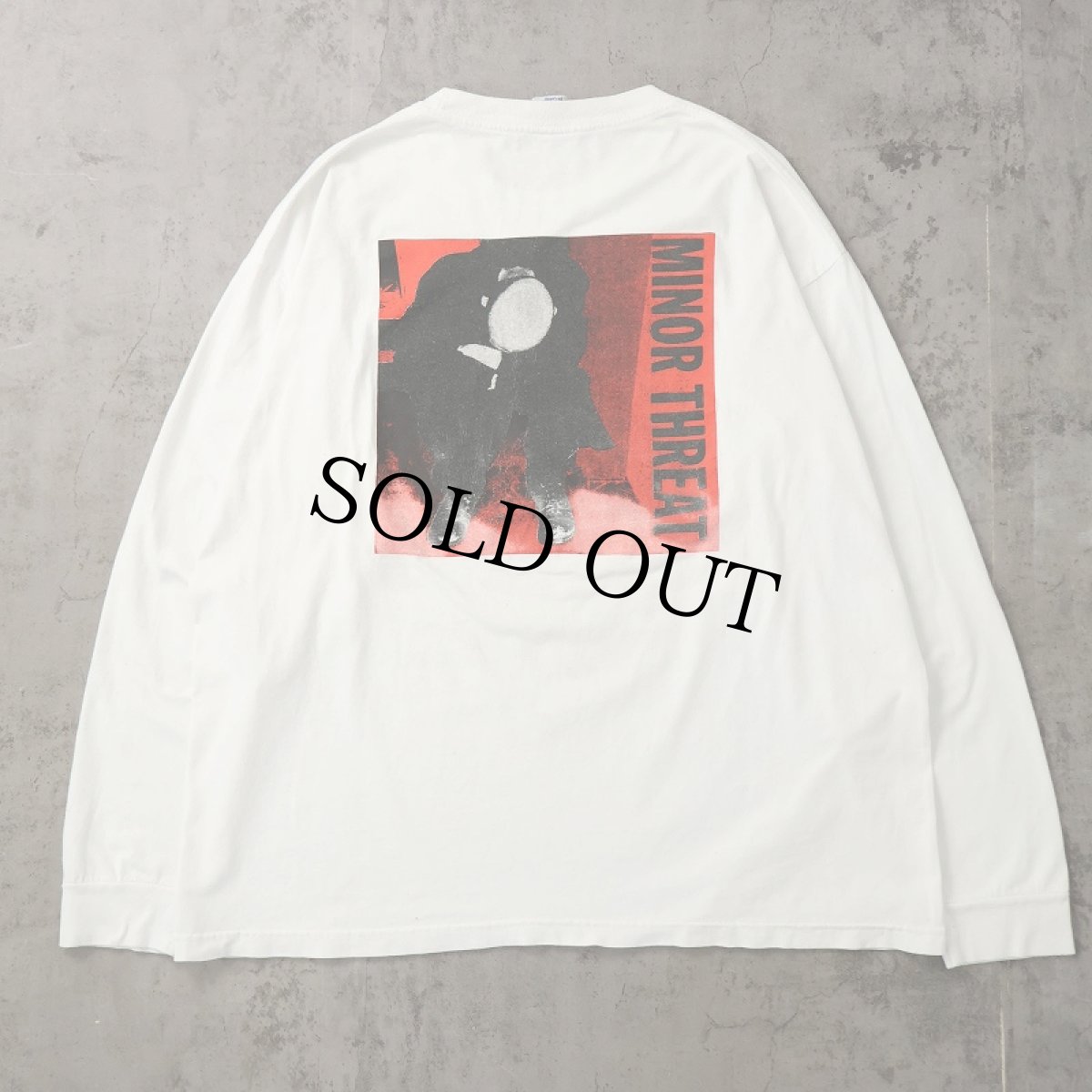 画像1: 90's MINOR THREAT USA製 ハードコアパンクバンド プリントロンT 2XL (1)