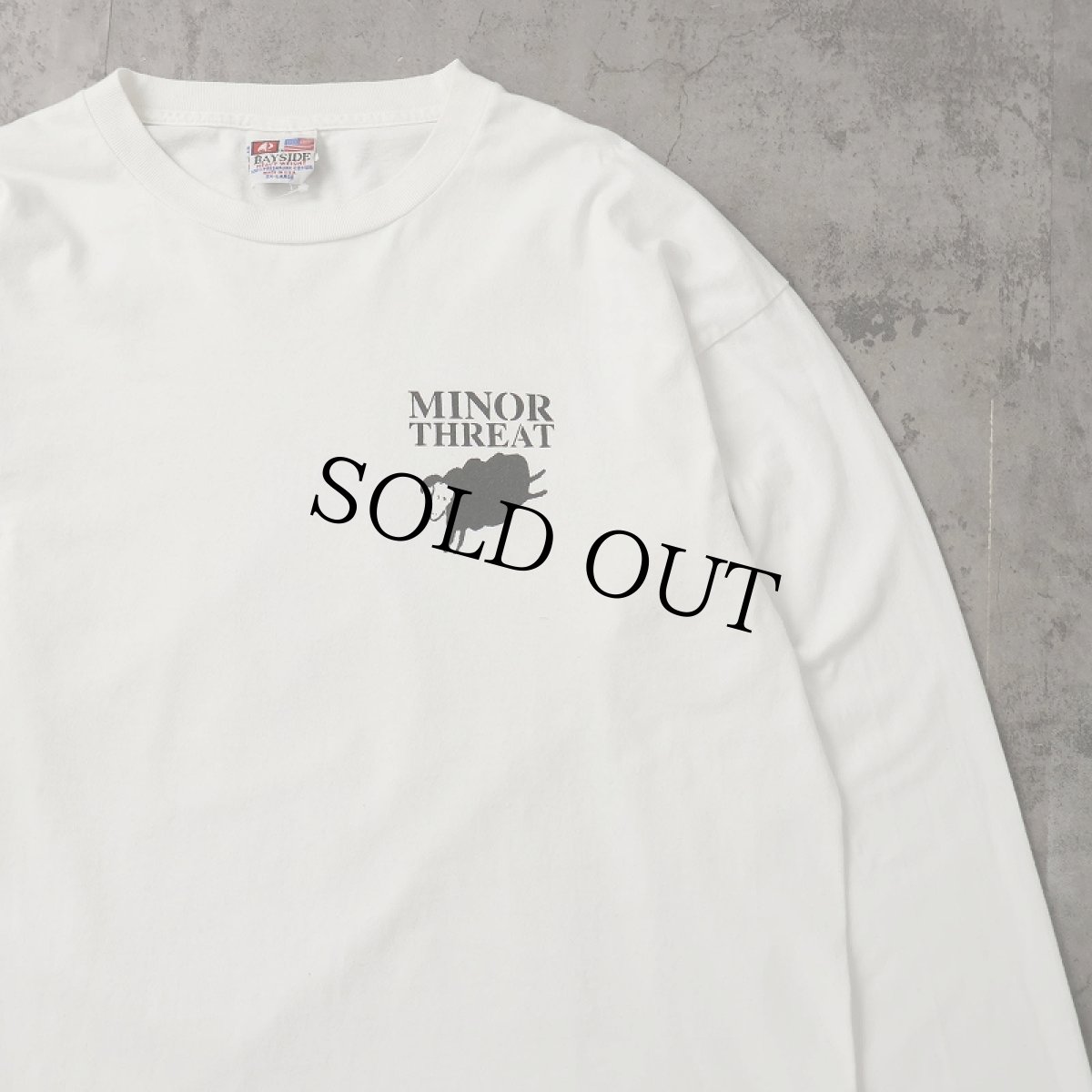 画像2: 90's MINOR THREAT USA製 ハードコアパンクバンド プリントロンT 2XL (2)