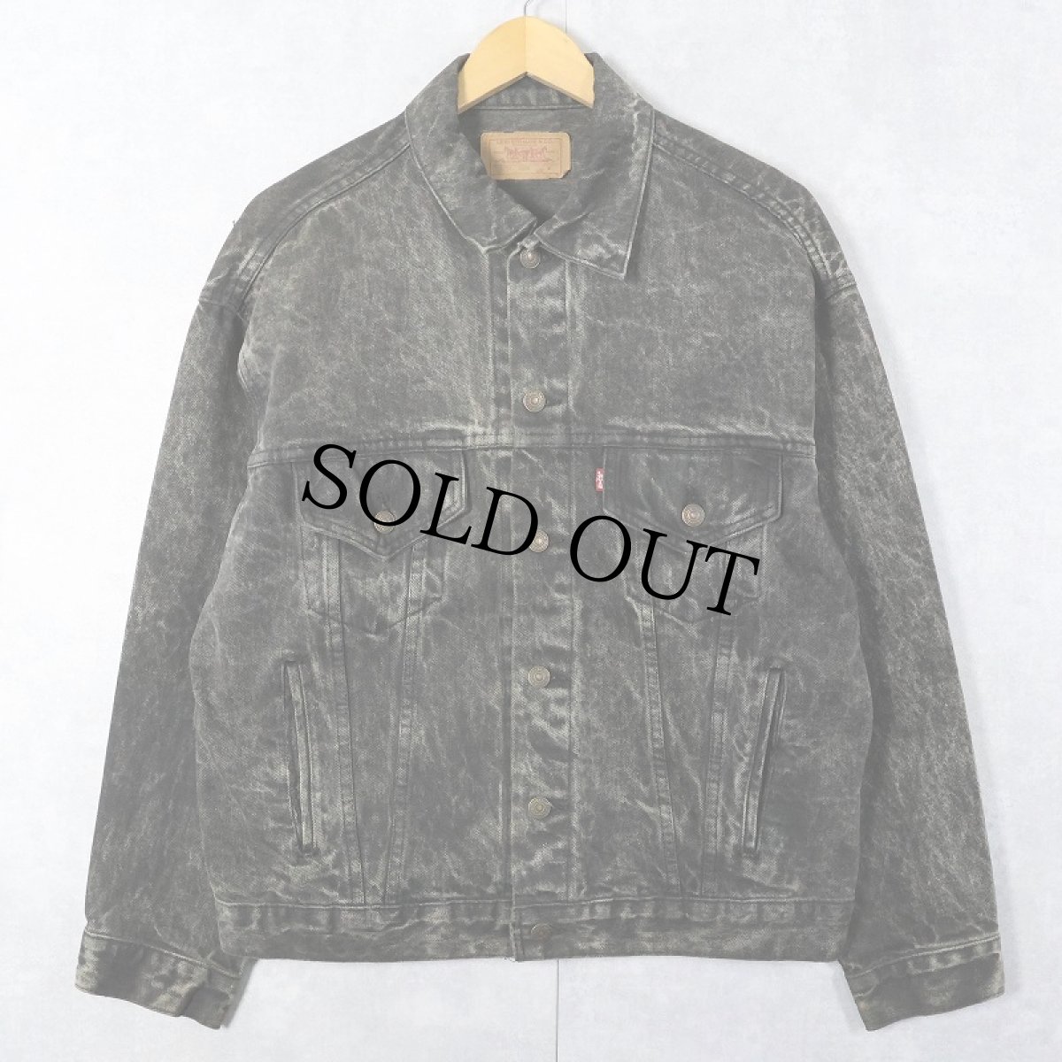 画像1: 【SALE】 80's Levi's 70507-0253 USA製 ブラックデニムジャケット M (1)